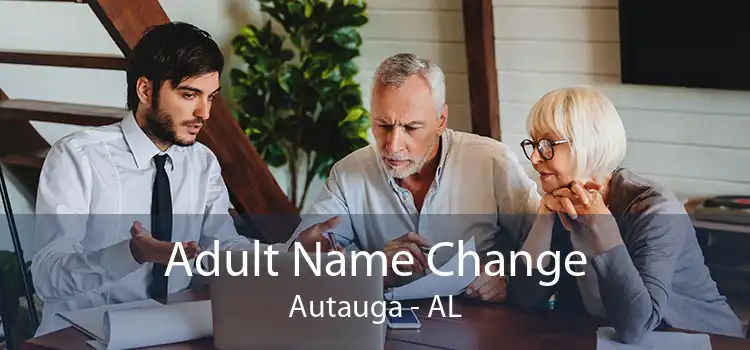  Adult Name Change Autauga - AL