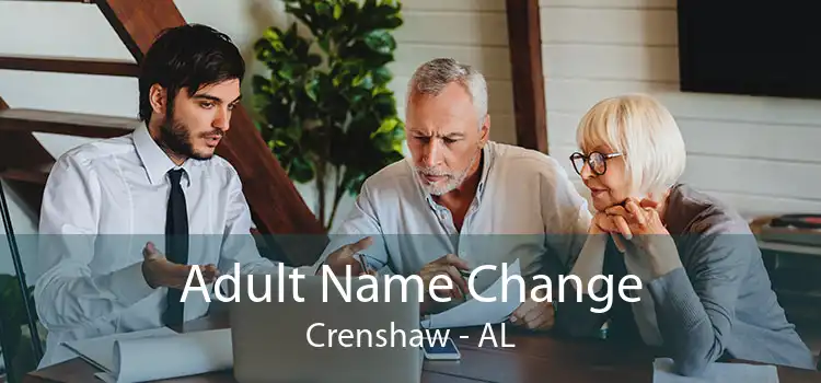  Adult Name Change Crenshaw - AL