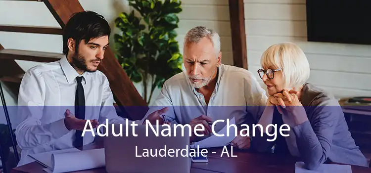  Adult Name Change Lauderdale - AL