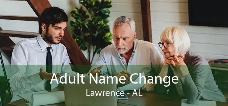  Adult Name Change Lawrence - AL