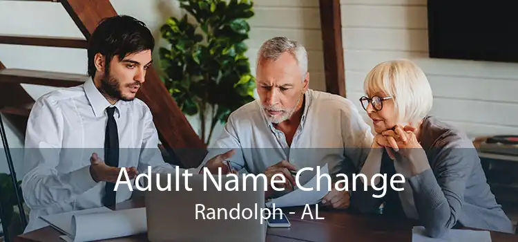  Adult Name Change Randolph - AL
