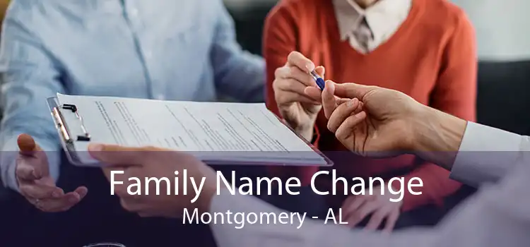  Family Name Change Montgomery - AL