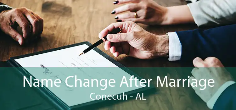  Name Change After Marriage Conecuh - AL