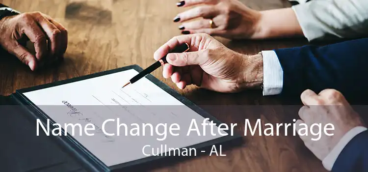  Name Change After Marriage Cullman - AL