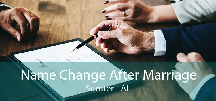  Name Change After Marriage Sumter - AL