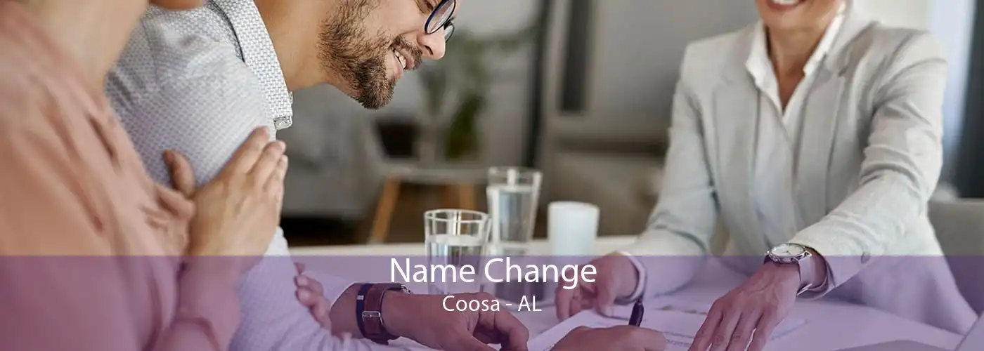  Name Change Coosa - AL