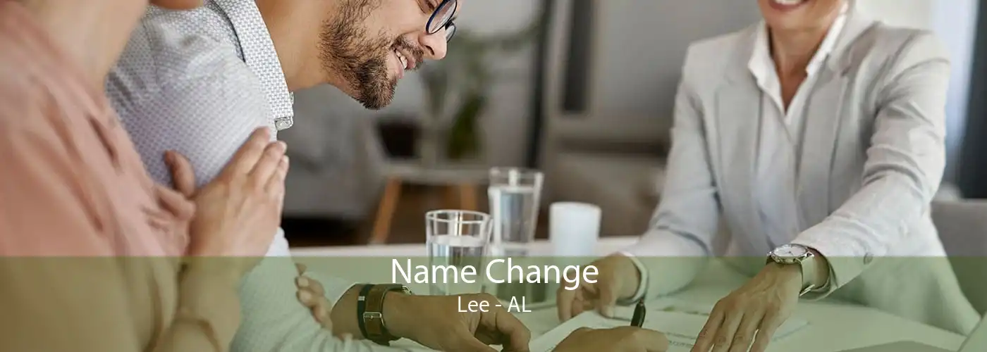  Name Change Lee - AL