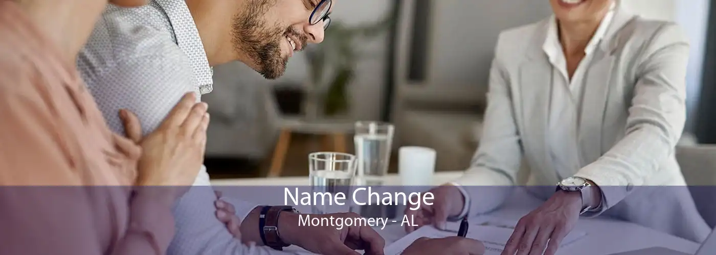  Name Change Montgomery - AL